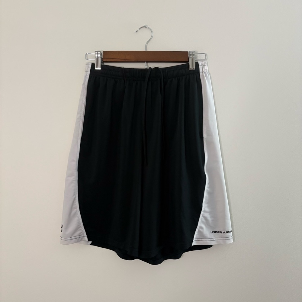 Under Armour Black Shorts with White Accents